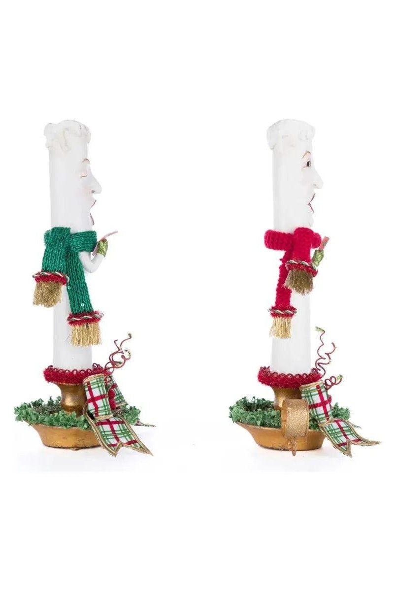 Shop For Village Of Holly Woods Caroling Candles Assortment of 2