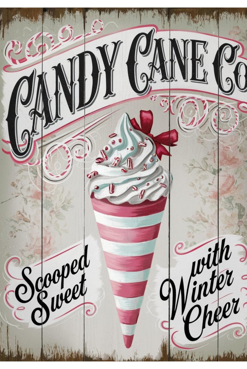 Shop For Vintage Candy Cane Co Christmas Sign