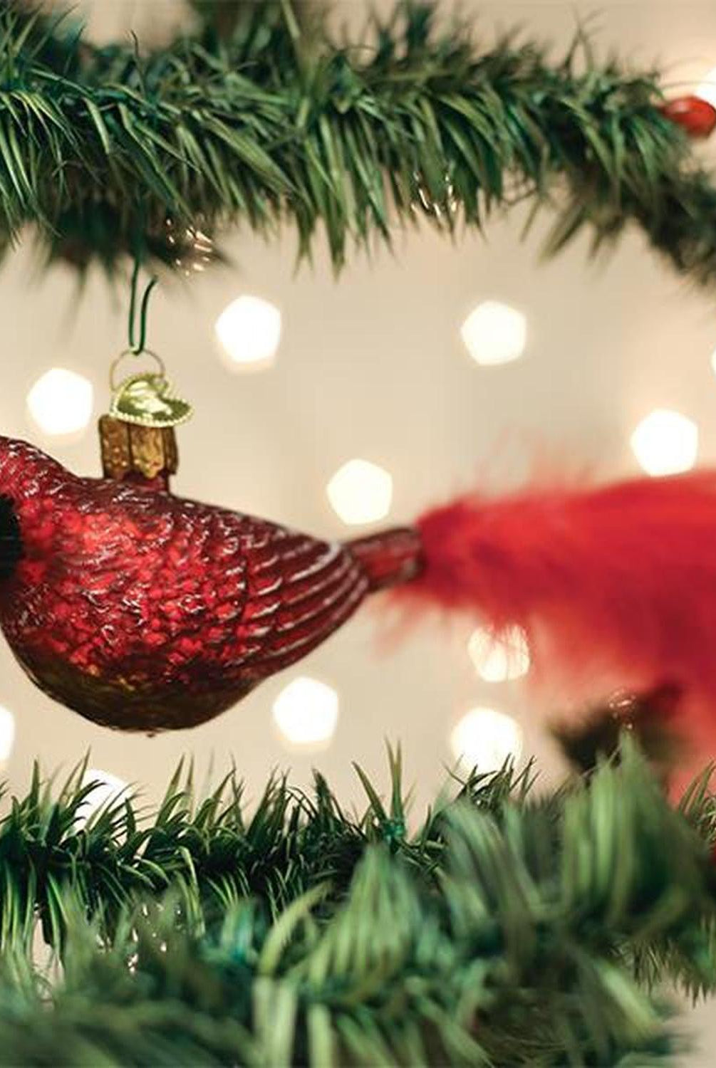 Vintage Cardinal Ornament