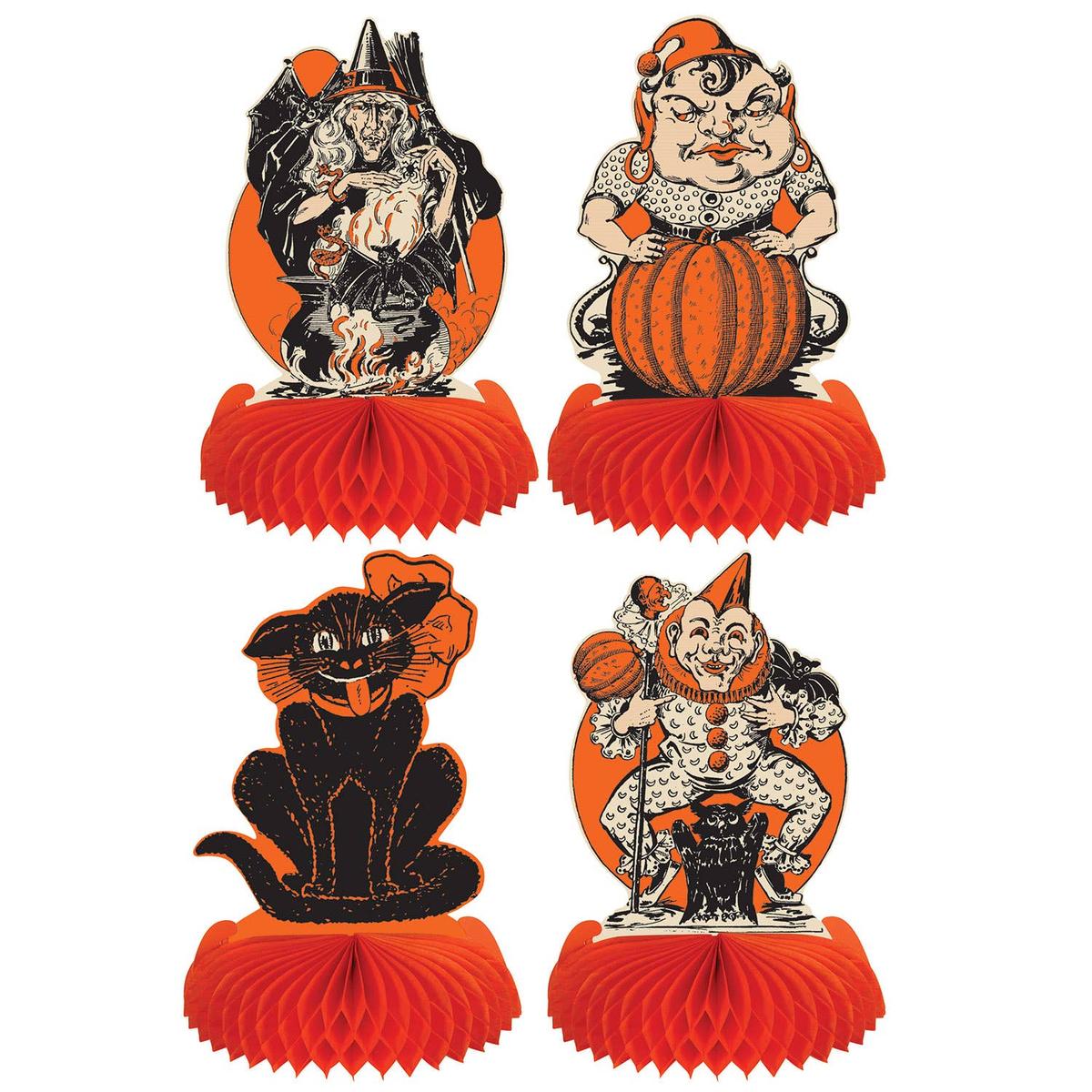 Shop For Vintage Halloween Centerpieces, Set of 4