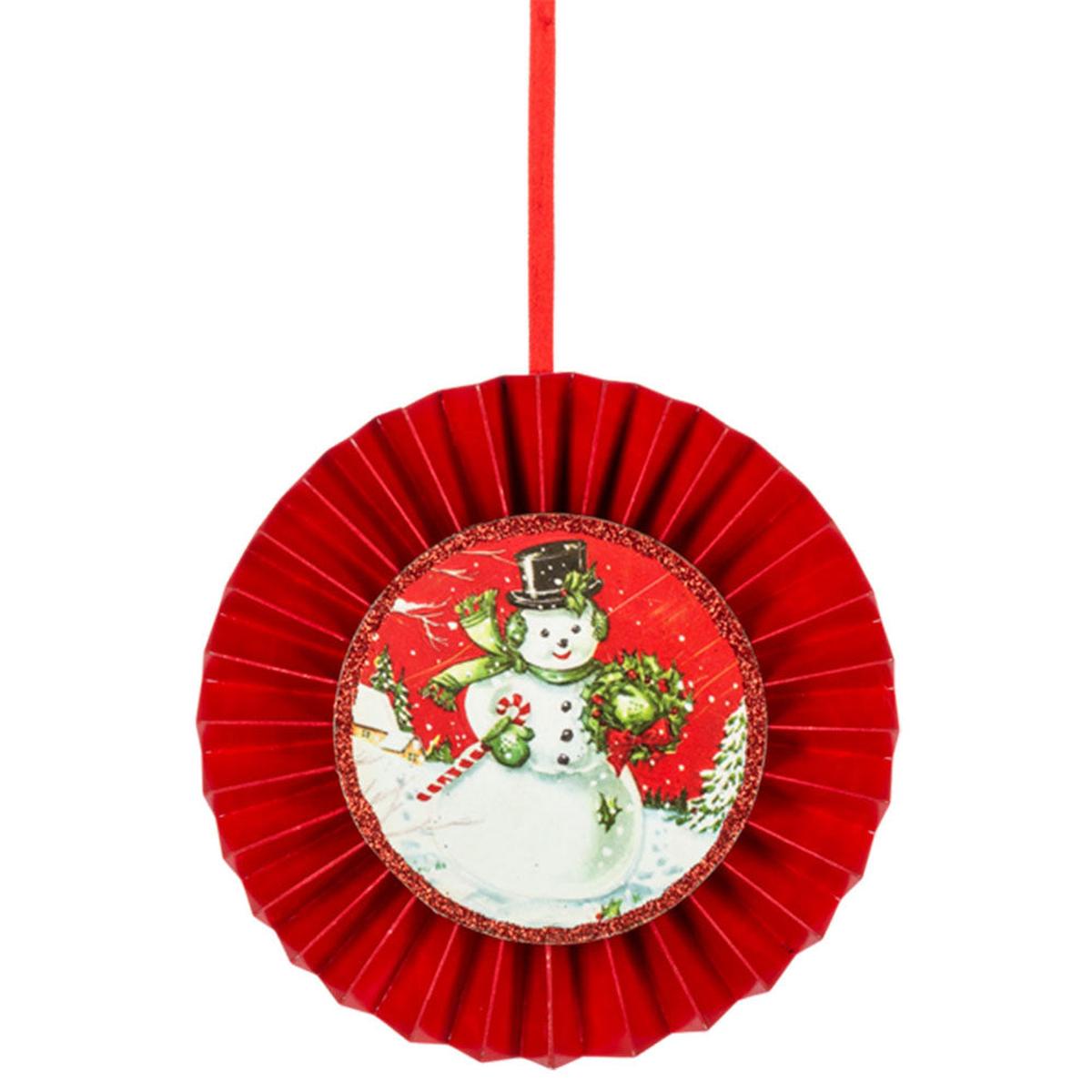 Shop For Vintage Holiday Disk Ornaments, Set of 3