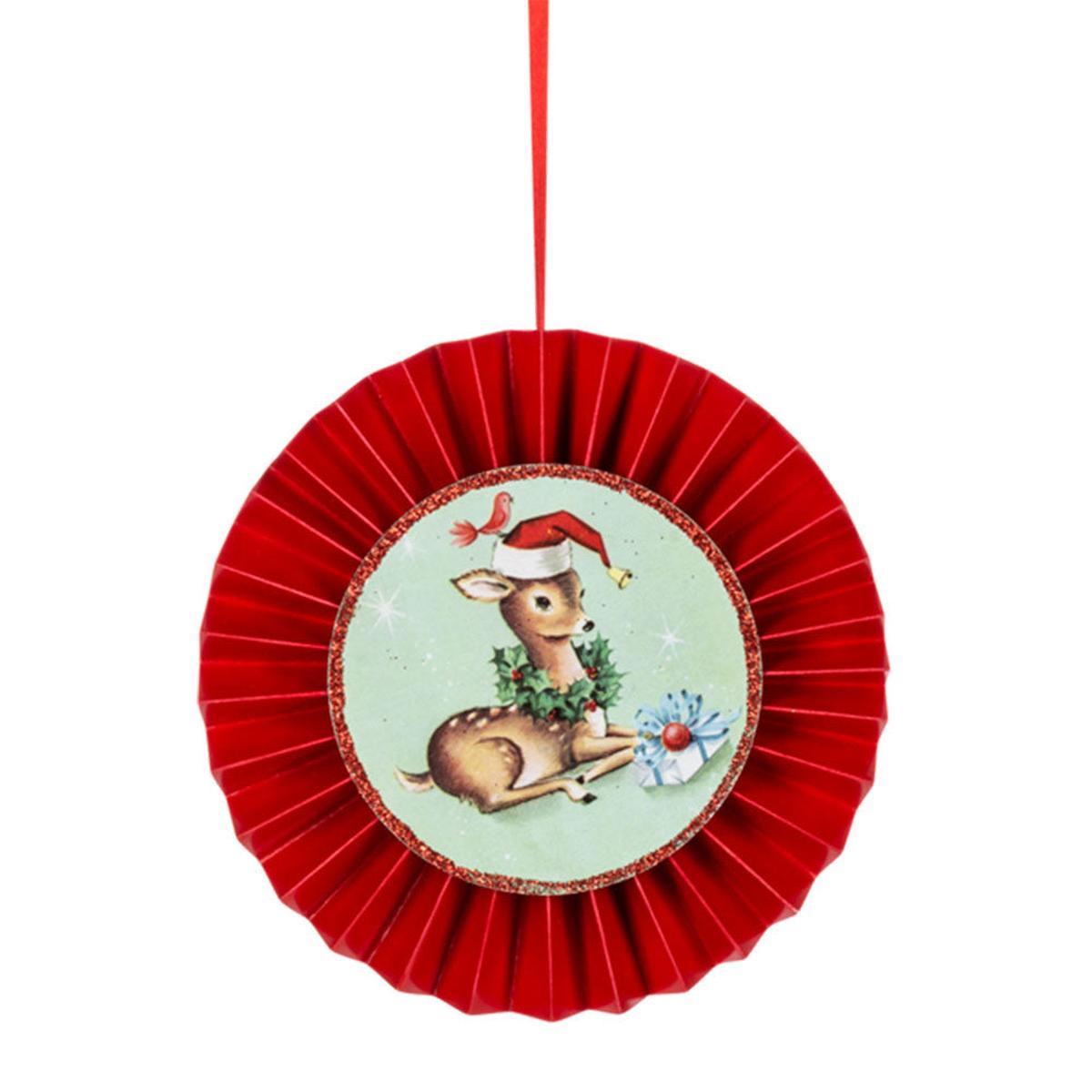 Shop For Vintage Holiday Disk Ornaments, Set of 3