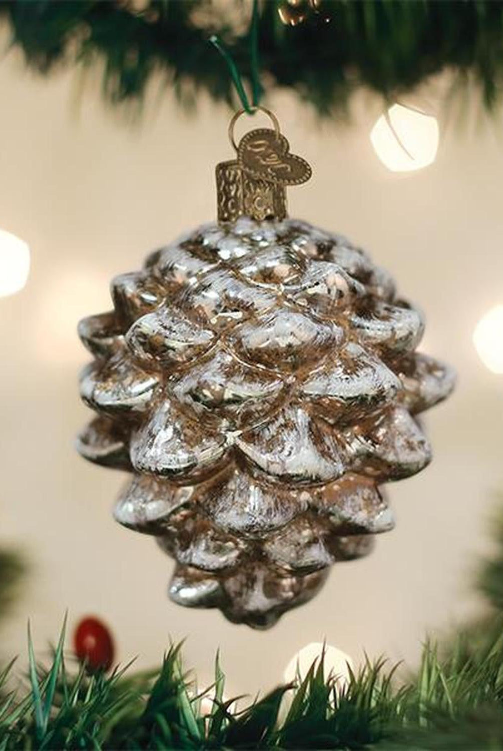 Vintage Pinecone Ornament