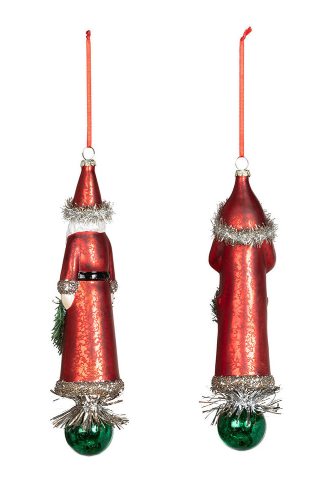 Shop For Vintage St. Nick Glass Ornament (Set of 2)