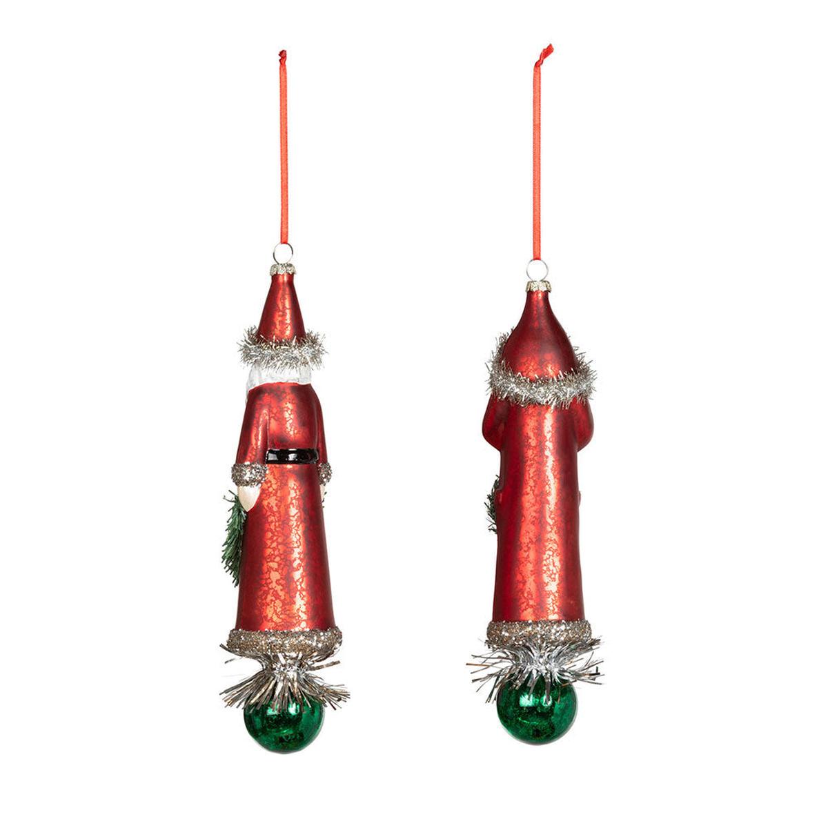Shop For Vintage St. Nick Glass Ornament (Set of 2)