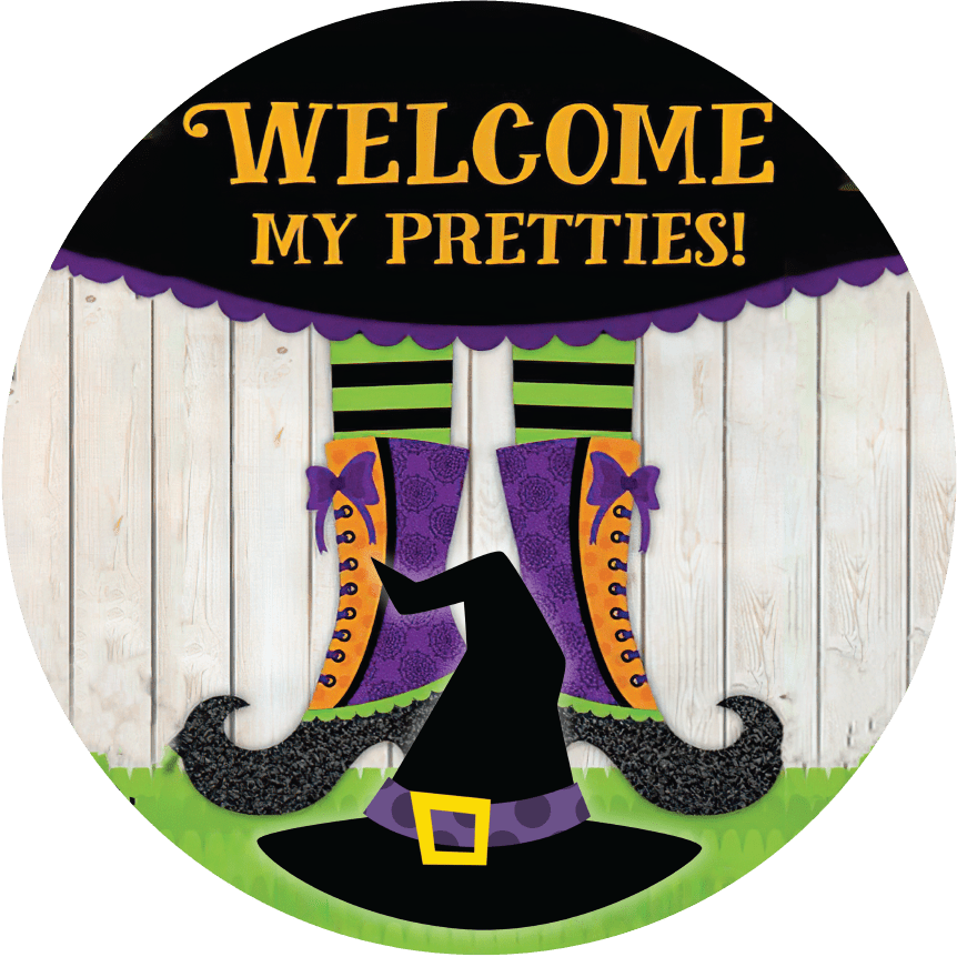 Shop For Welcome My Pretties Halloween Sign