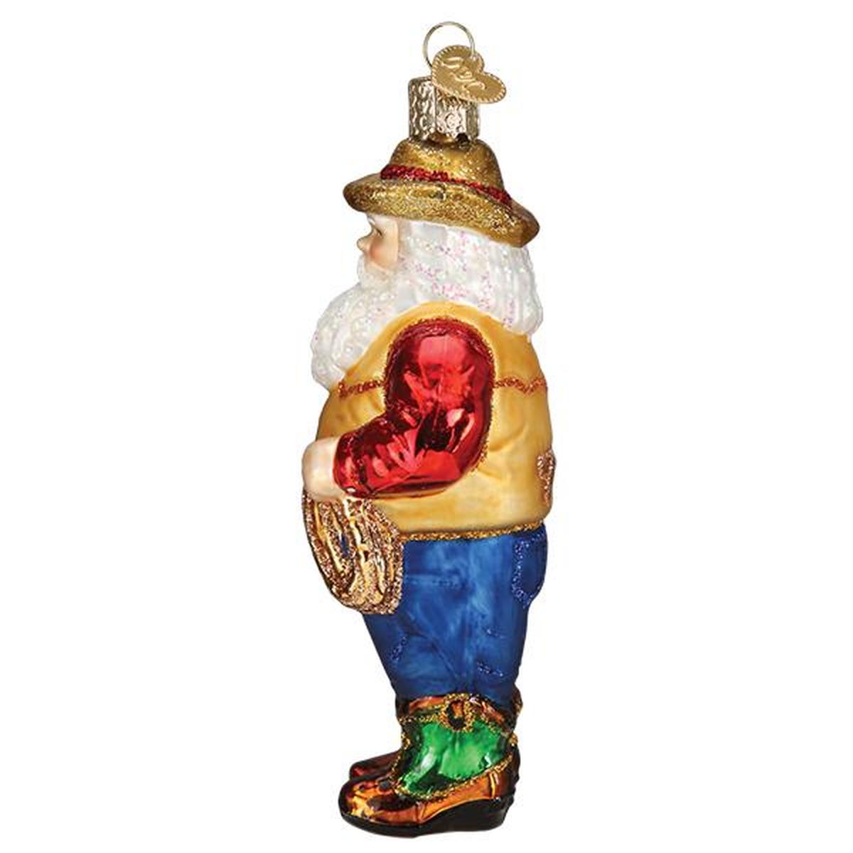 Shop For Western Santa Ornament