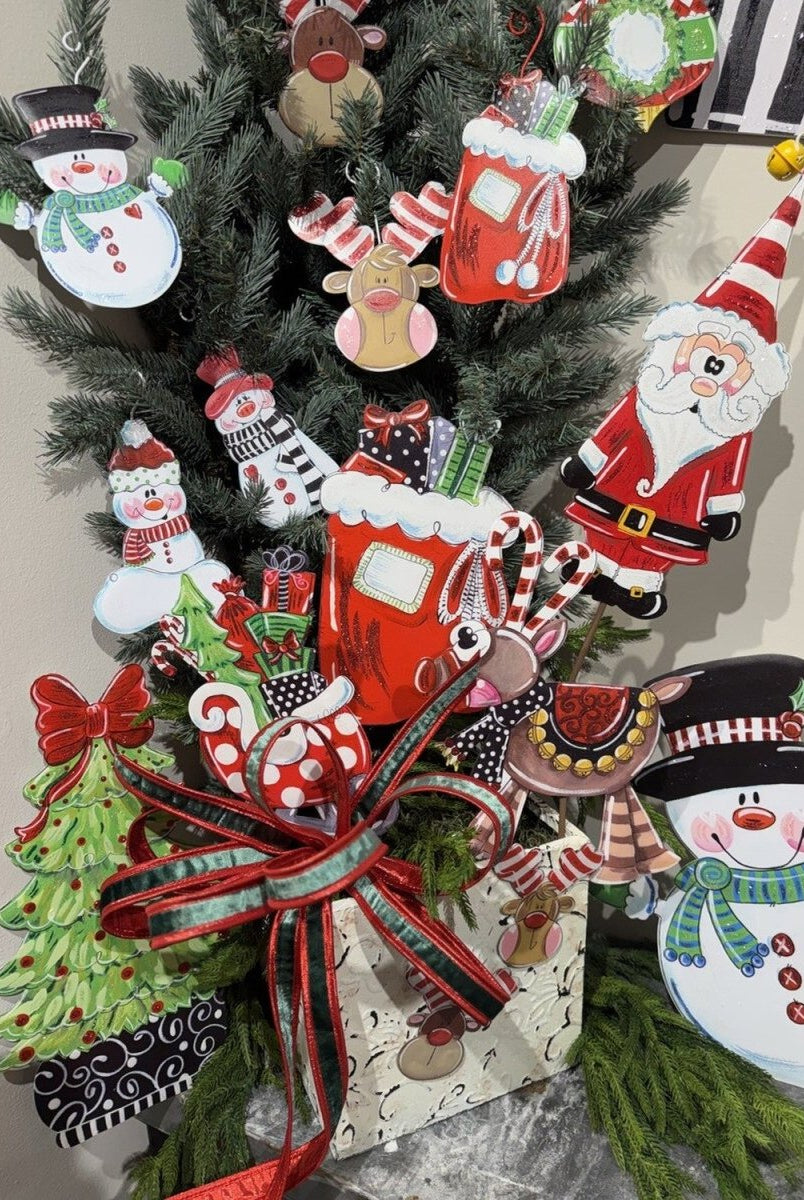 Shop For Whimsy Santa Sleigh (Stake/Hanger)