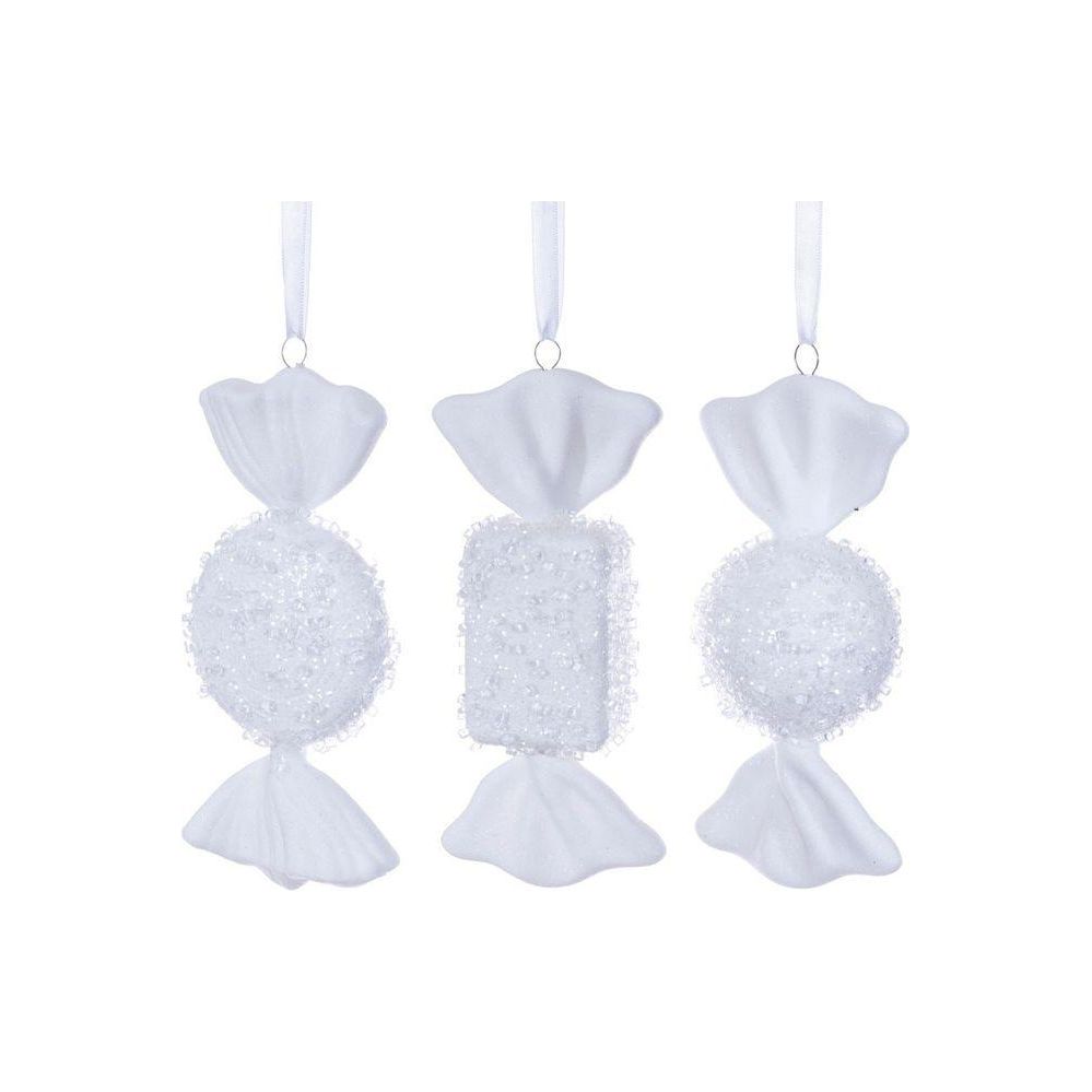 Shop For White Icy Sugar Flat Candy