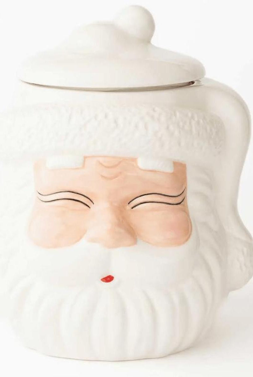 Shop For White Santa Cookie Jar
