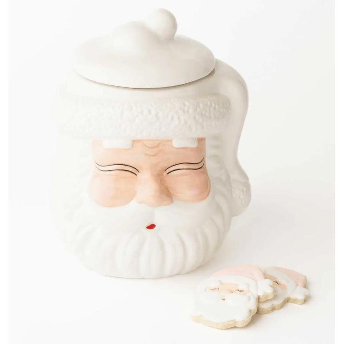 Shop For White Santa Cookie Jar