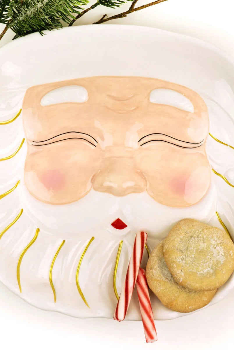 Shop For White Santa Platter