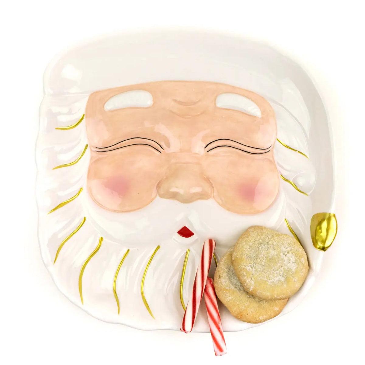 Shop For White Santa Platter