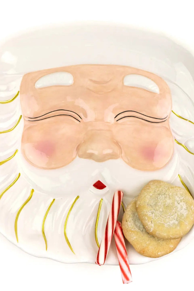 Shop For White Santa Platter