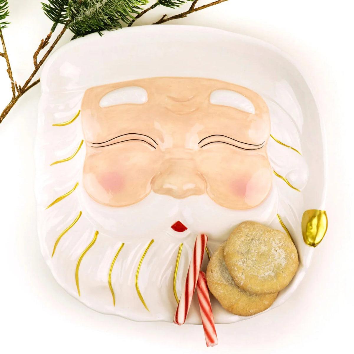 Shop For White Santa Platter