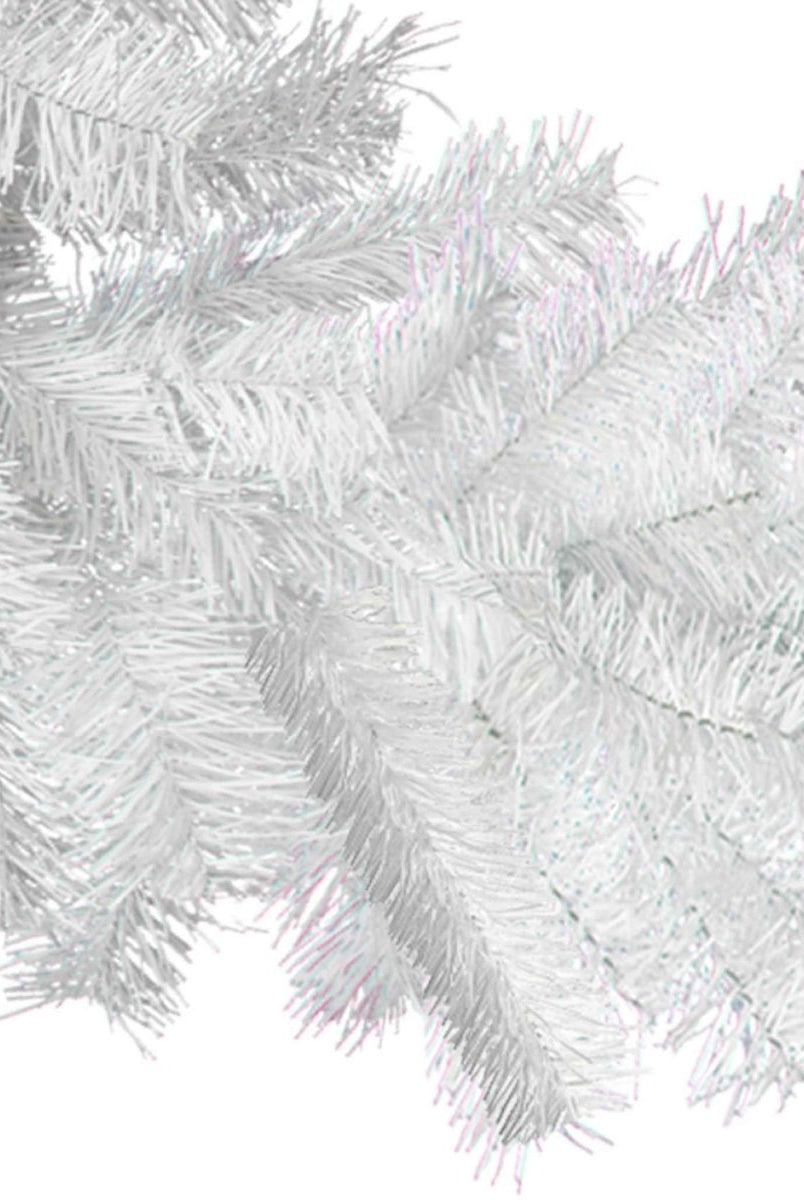 Shop For White Tinsel Wreaths (18in - 36in)