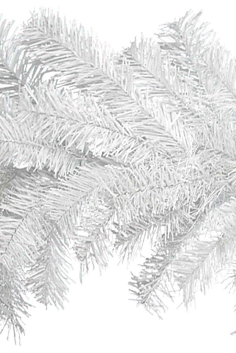 Shop For White Tinsel Wreaths (18in - 36in)