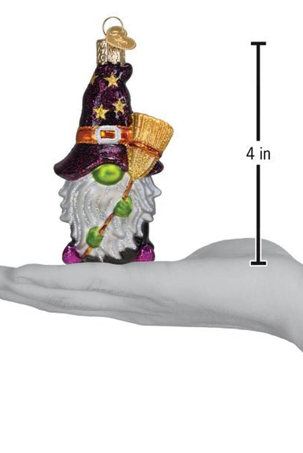 Witch Gnome Ornament