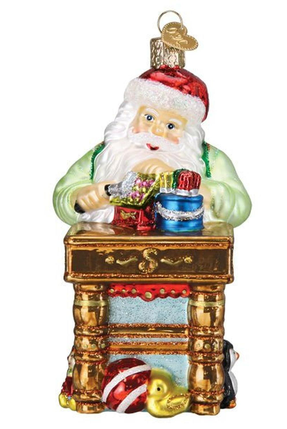 Workshop Santa Ornament