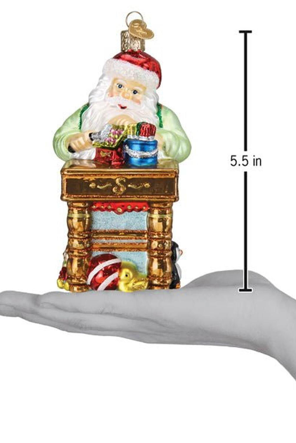 Workshop Santa Ornament