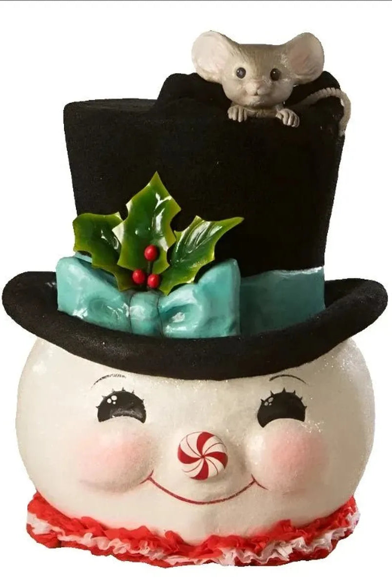 Shop For XL Jolly Snowman Top Hat Surprise Figurine