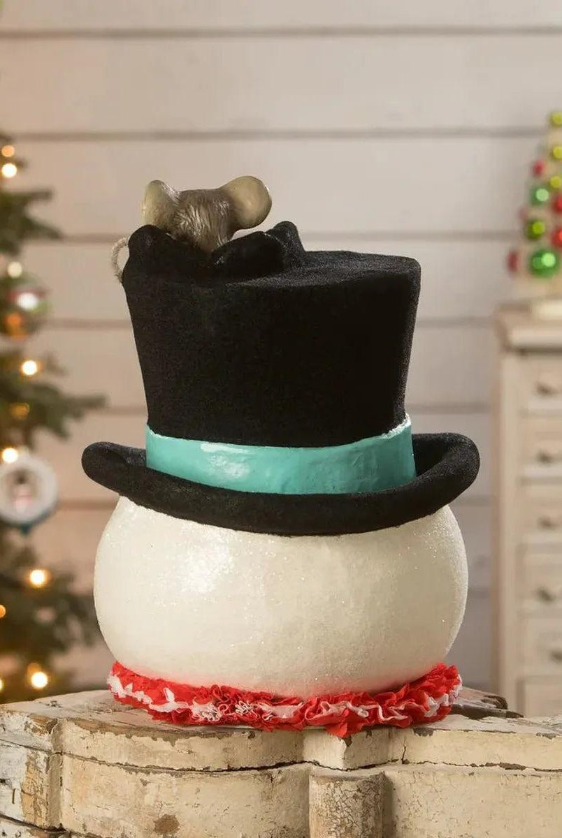 Shop For XL Jolly Snowman Top Hat Surprise Figurine
