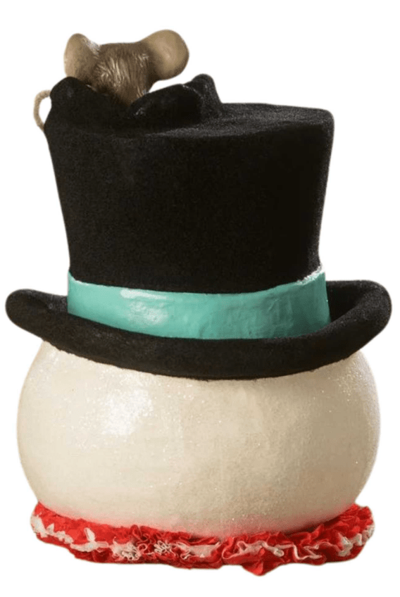 Shop For XL Jolly Snowman Top Hat Surprise Figurine