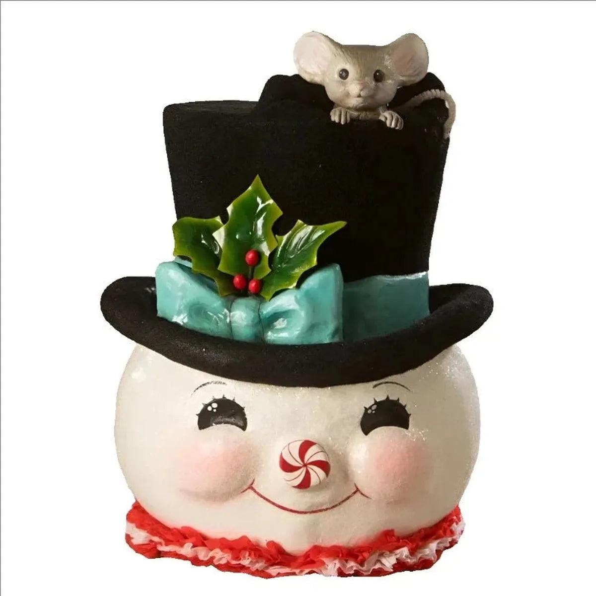 Shop For XL Jolly Snowman Top Hat Surprise Figurine