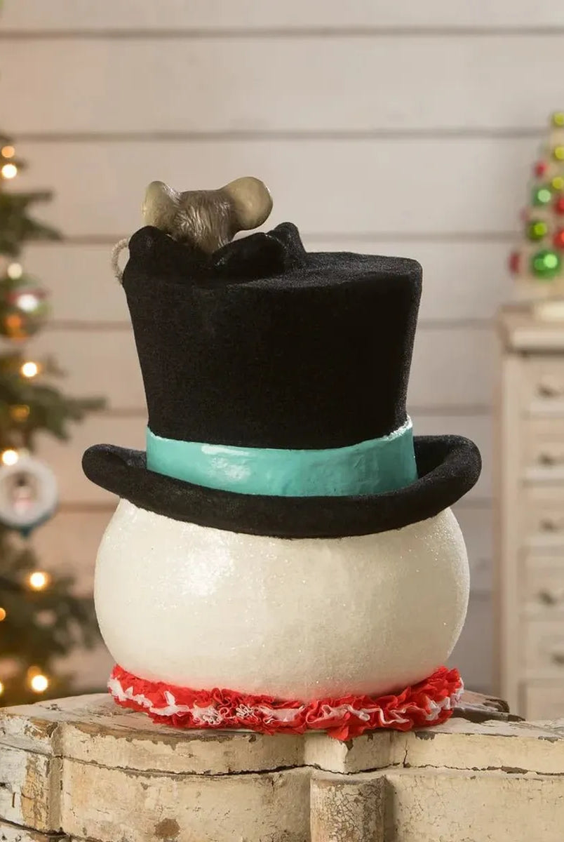 Shop For XL Jolly Snowman Top Hat Surprise Figurine
