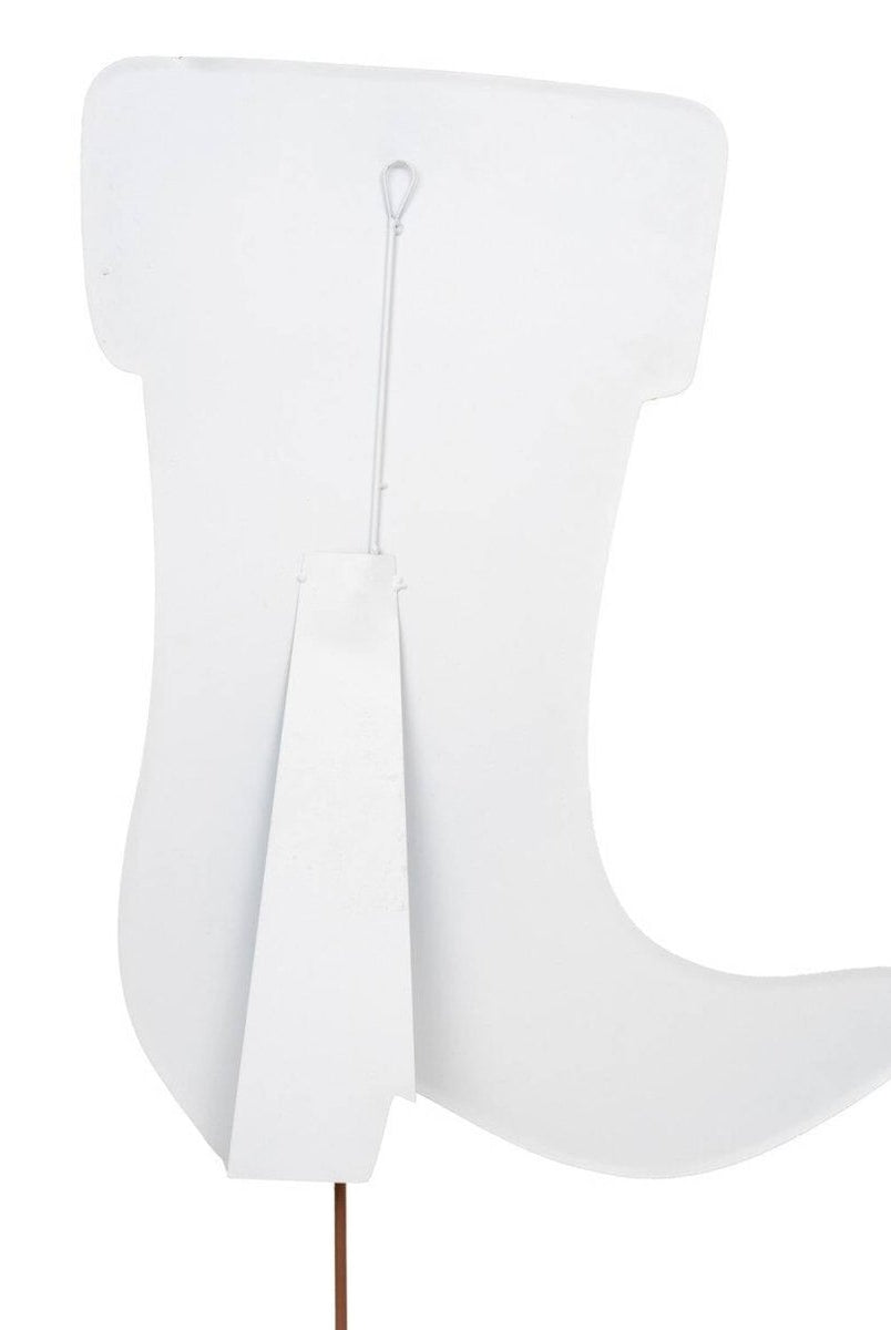 Shop For Yard Candy Cane Cowboy Boot (Stake/Hanger/Easel)