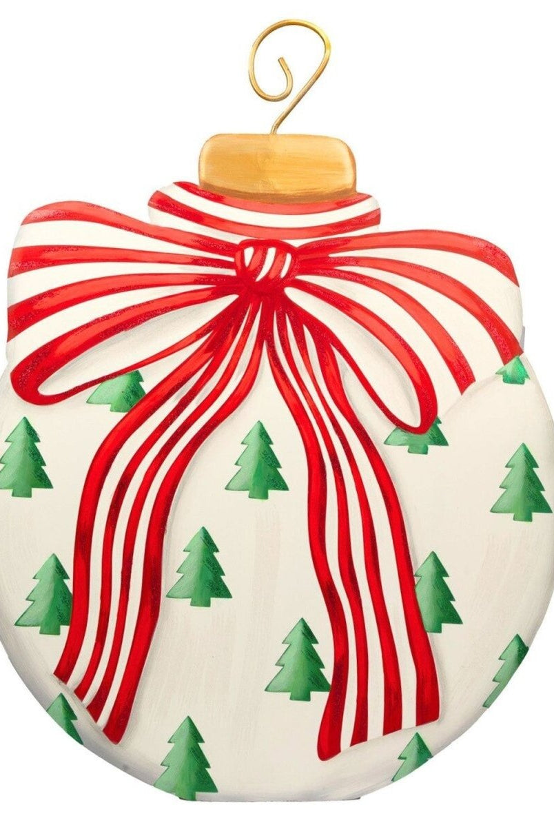 Shop For Yard Modern Red White & Green Ornament (Stake/Hanger/Easel)