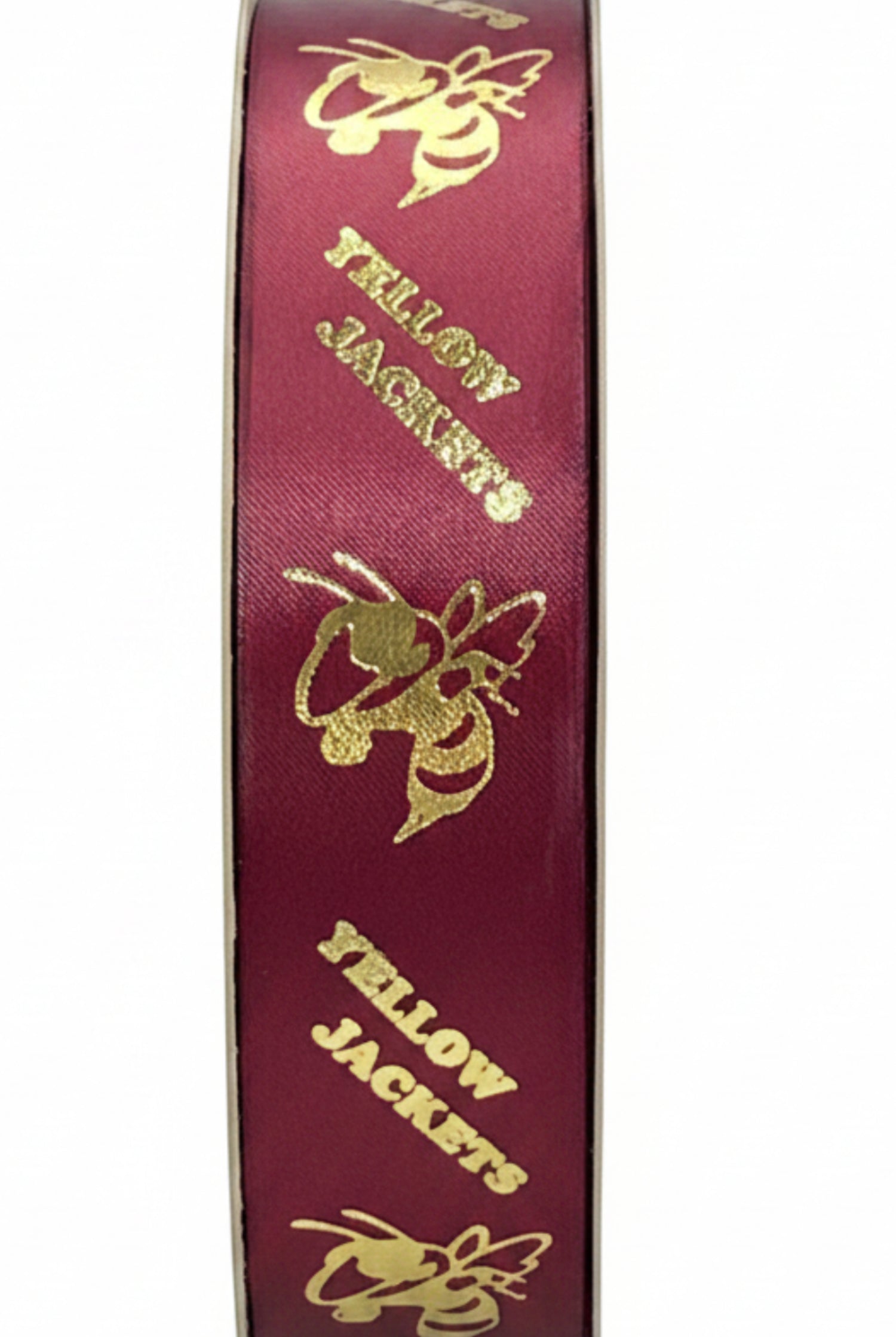 Shop For Yellow Jackets Homecoming Ribbon: (Burgundy/Gold), Size 9