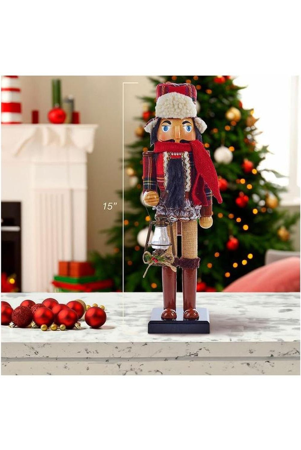 Kurt Adler 15-Inch Wooden Woodsman Nutcracker