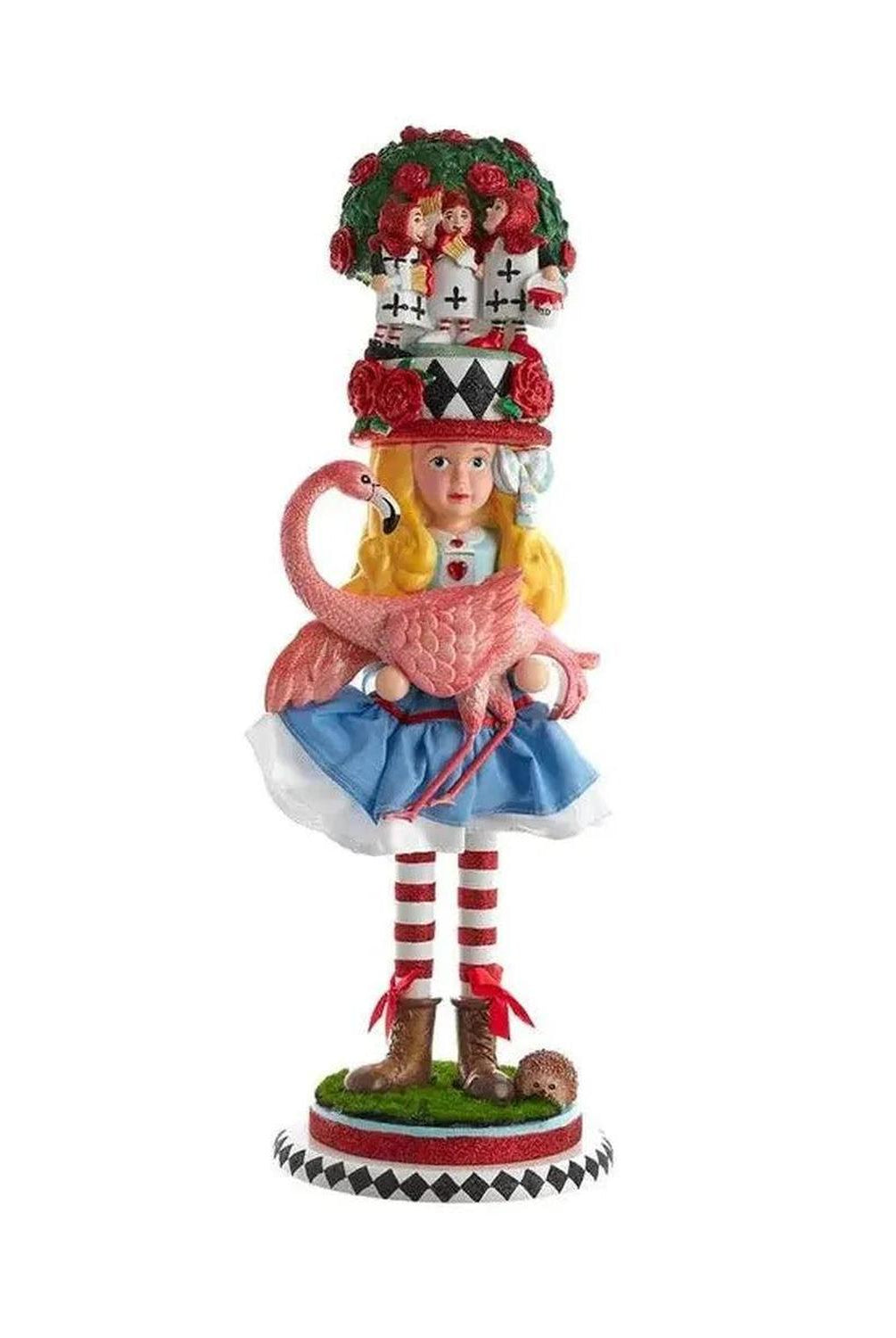 Kurt Adler 19" Hollywood Nutcrackers™ Alice With Flamingo Nutcracker