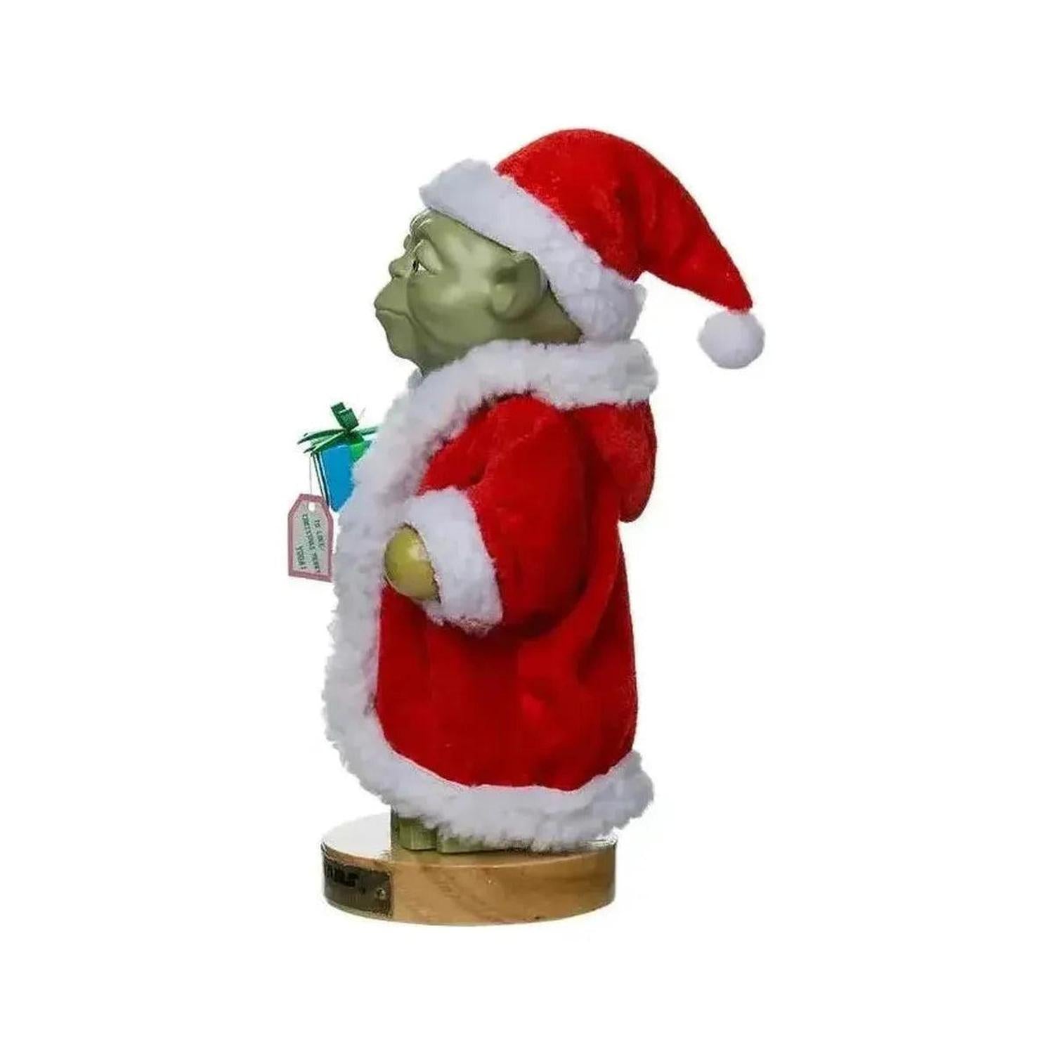 Kurt Adler 9-Inch Yoda in Santa Robe Nutcracker