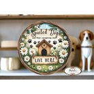 Shop For Spoiled Dogs Daisy Round Sign at Michelle's aDOORable Creations