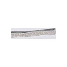 Shop For 1" Luxury Velvet Jeweled Ribbon: Silver (5 Yards) at Michelle's aDOORable Creations
