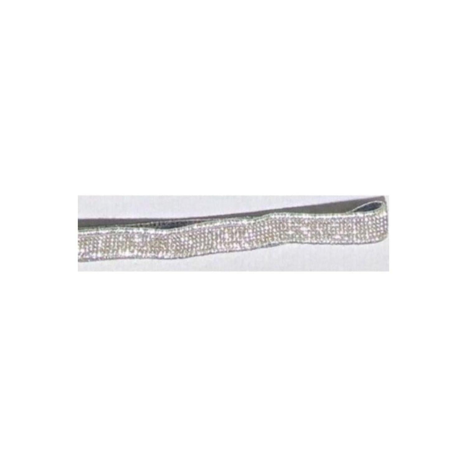 Shop For 1" Luxury Velvet Jeweled Ribbon: Silver (5 Yards) at Michelle's aDOORable Creations