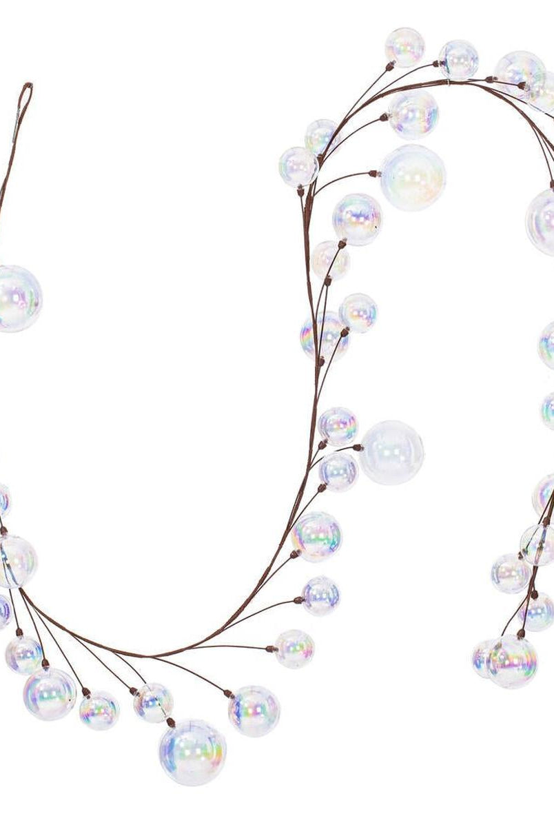 Shop For 10' Clear Iridescent Branch Ball Wire Garland at Michelle's aDOORable Creations