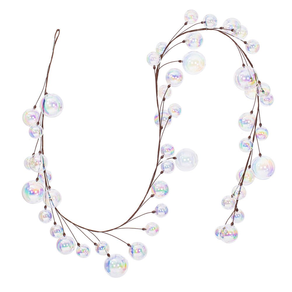 Shop For 10' Clear Iridescent Branch Ball Wire Garland at Michelle's aDOORable Creations