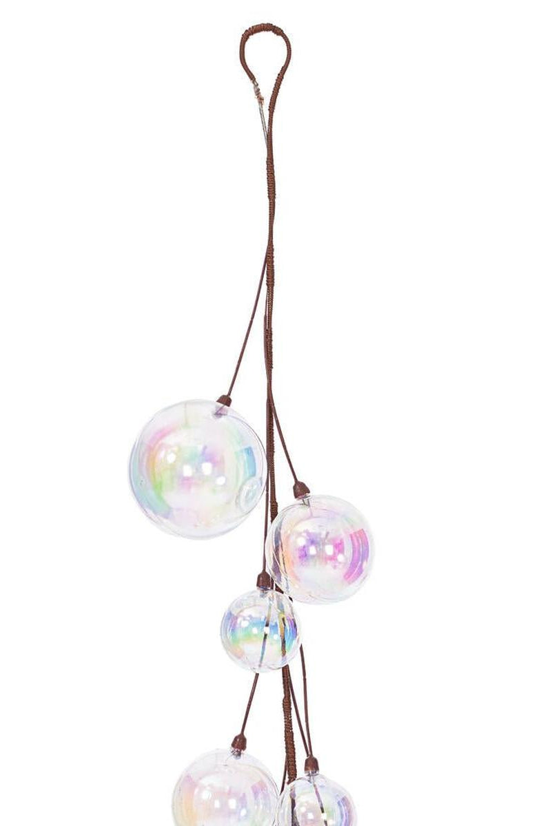 Shop For 10' Clear Iridescent Branch Ball Wire Garland at Michelle's aDOORable Creations