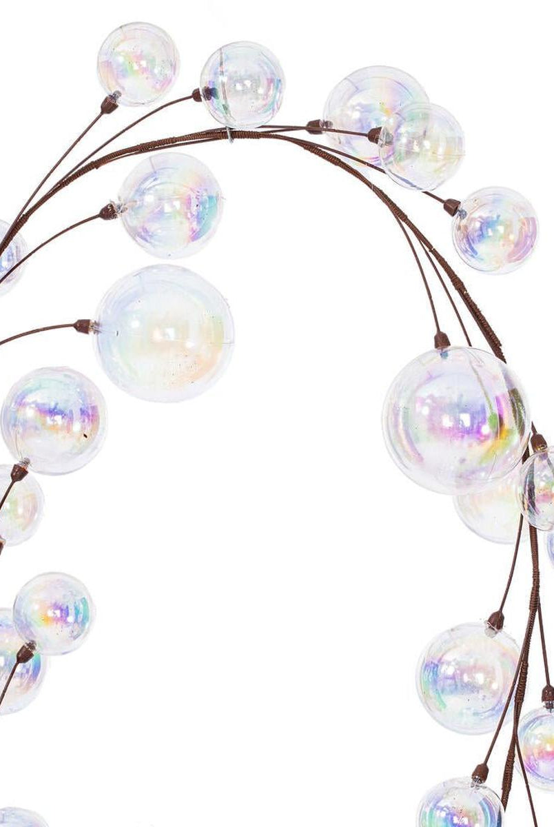 Shop For 10' Clear Iridescent Branch Ball Wire Garland at Michelle's aDOORable Creations