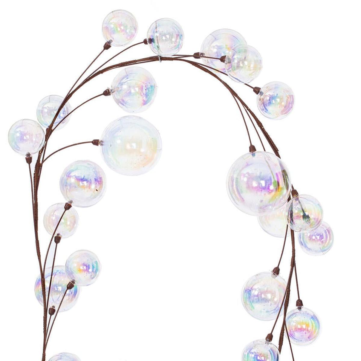 Shop For 10' Clear Iridescent Branch Ball Wire Garland at Michelle's aDOORable Creations