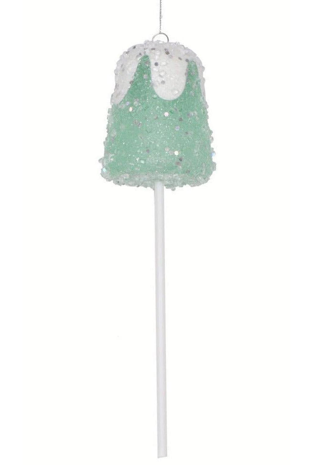 10" Green Gumdrop Lollipop Ornament (Set of 3)