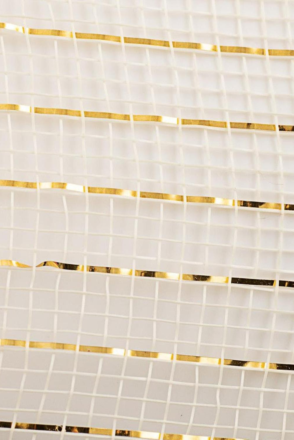 Shop For 10" Metallic Poly Deco Mesh Ribbon: Cream (10 Yards) at Michelle's aDOORable Creations