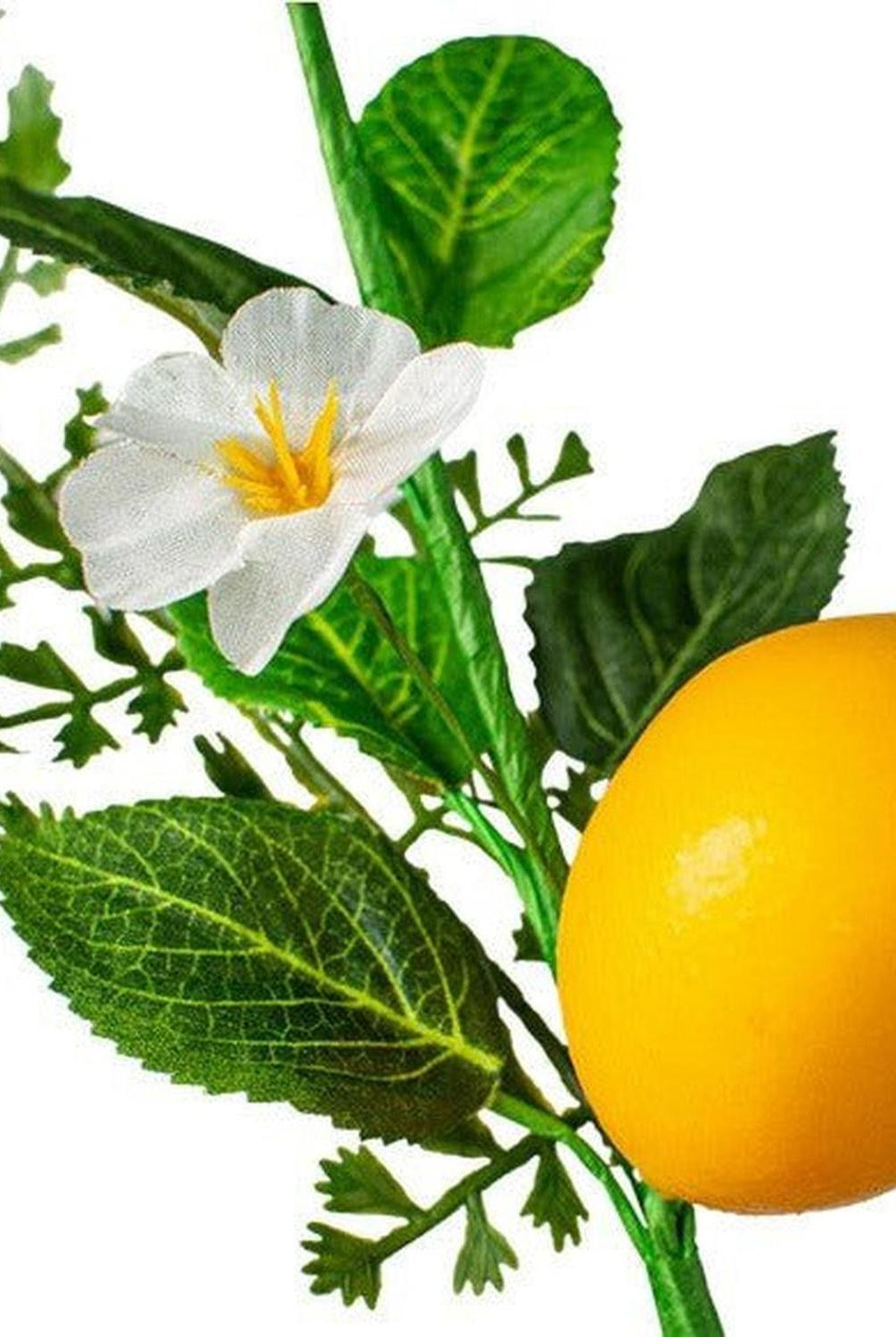 Shop For 10" Mixed Greenery Lemon Floral Stem Pick at Michelle's aDOORable Creations