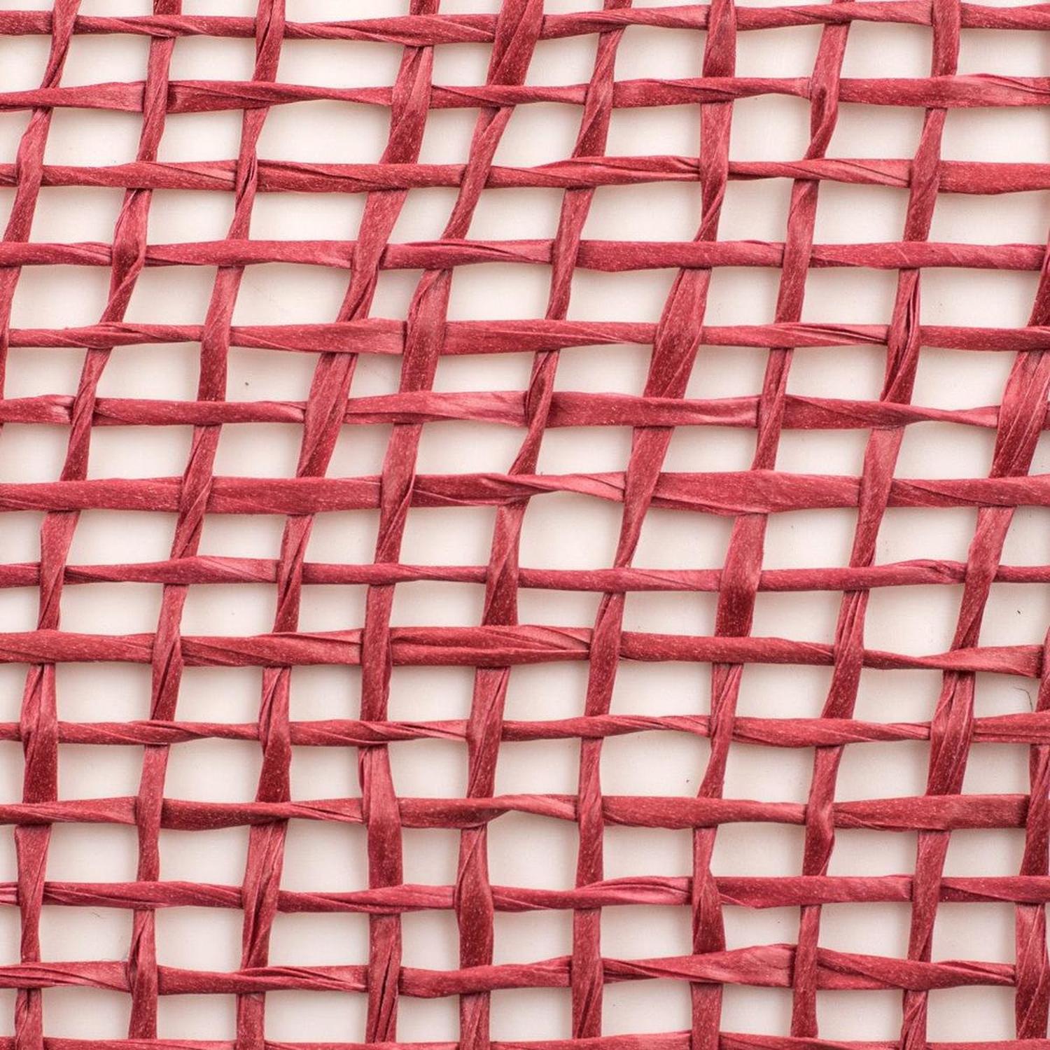 10" Poly Burlap Mesh Ribbon: Cranberry Red