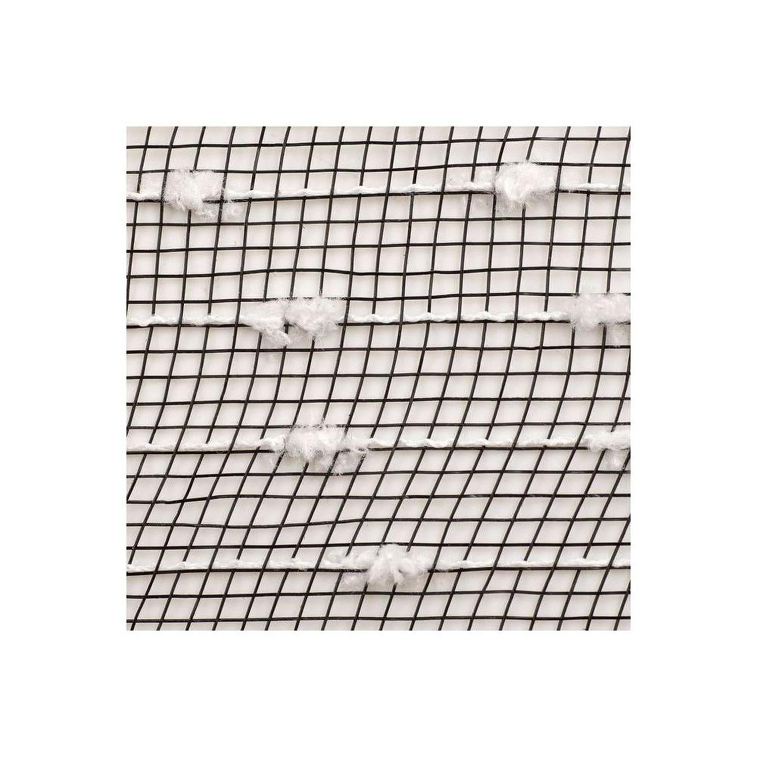 10" Snowball Deco Mesh Ribbon: Black & White (10 Yards)