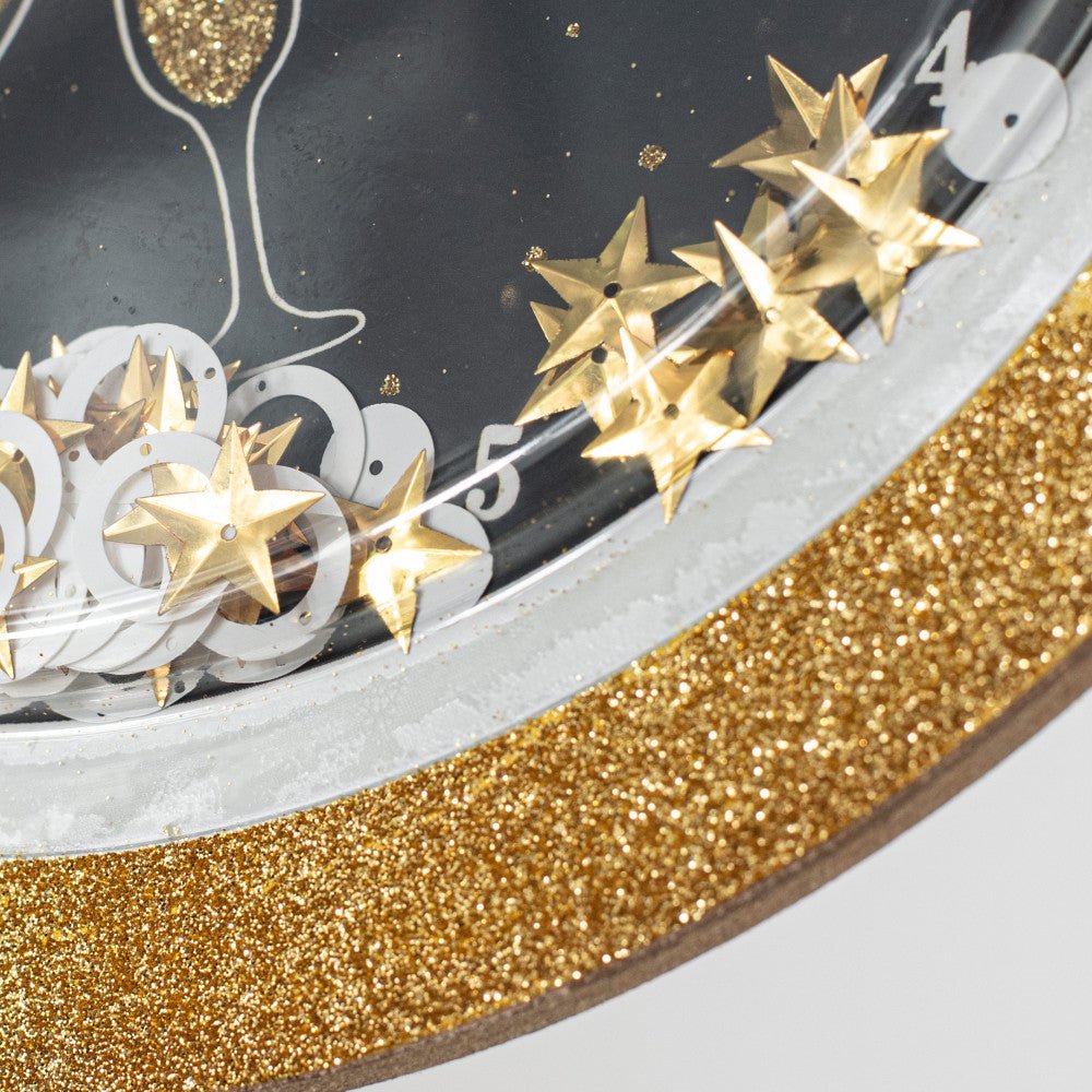 Shop For 10" Wooden Round Sign: Happy New Year Globe at Michelle's aDOORable Creations