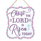 Shop For 10" Wooden Sign: Glitter The Lord Risen at Michelle's aDOORable Creations